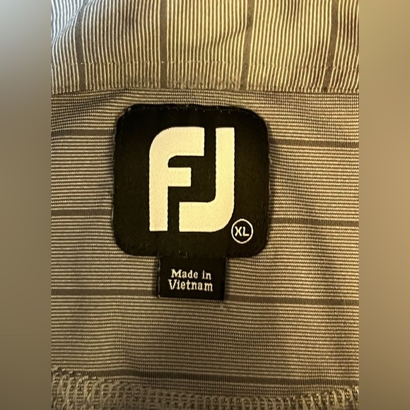 FootJoy Las Vegas Paiute Golf Resort Polo Shirt Men X-Large Gray Performance - Picture 6 of 6